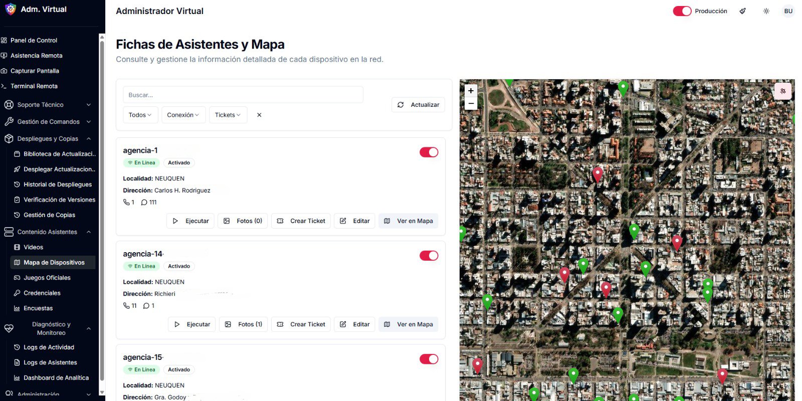 Asistente Virtual en agencia